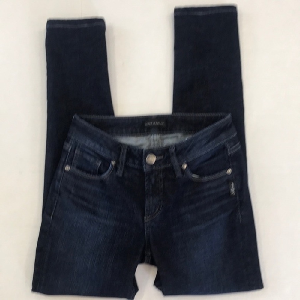 Silver Jeans Elyse Skinny Dark Wash Jeans - Picture 10 of 10